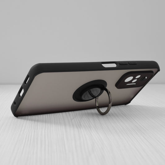 Deksel for Xiaomi Redmi Note 10 Pro Max / Note 10 Pro, Techsuit, Glinth, Svart