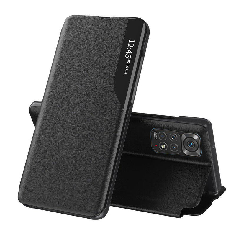 Deksel for Xiaomi Redmi Note 11S / Note 11, Techsuit, eFold, svart