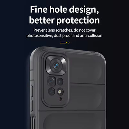 Deksel for Xiaomi Redmi Note 11S / Note 11, Techsuit, Magic Shield, Svart