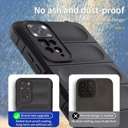 Deksel for Xiaomi Redmi Note 11S / Note 11, Techsuit, Magic Shield, Svart