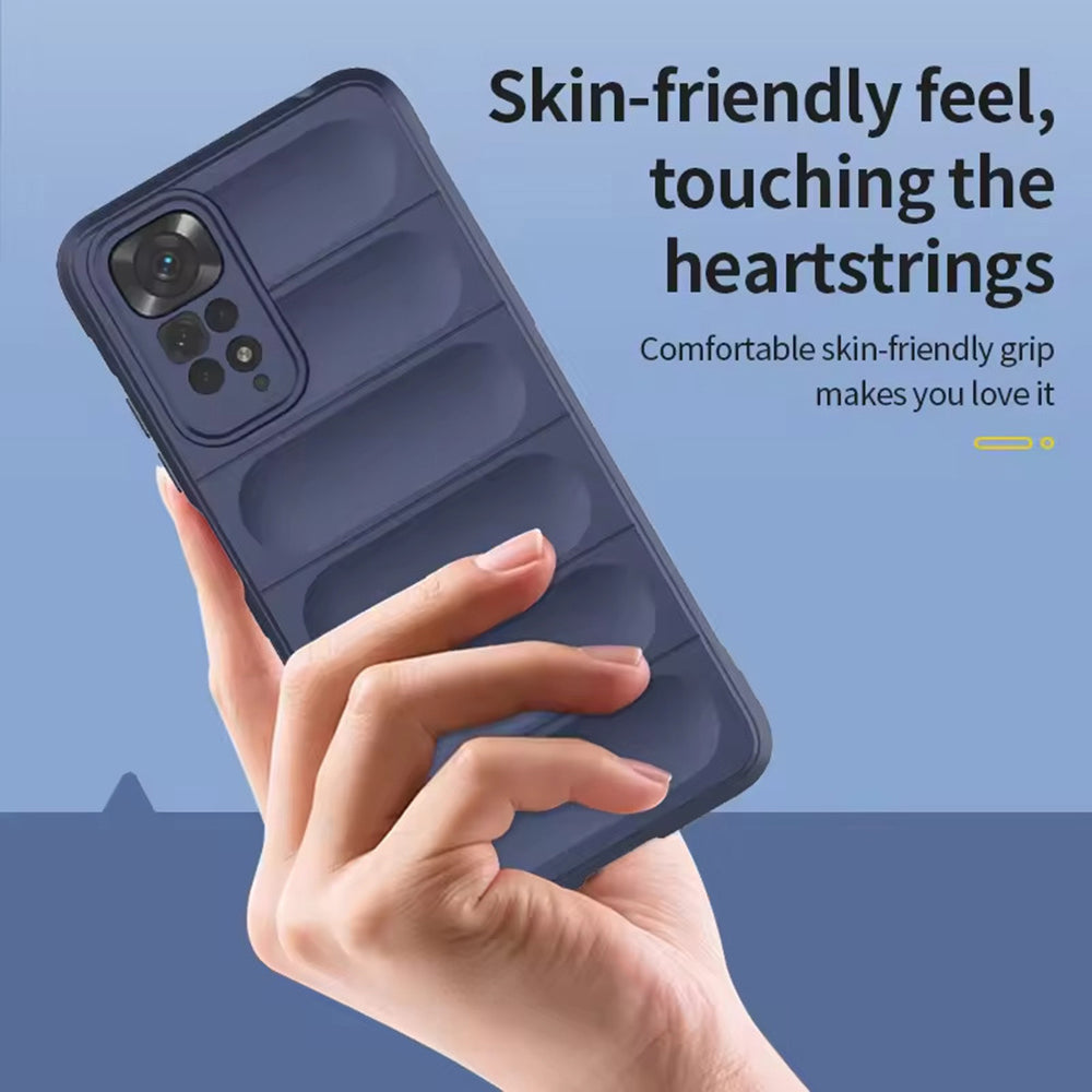 Deksel for Xiaomi Redmi Note 11S / Note 11, Techsuit, Magic Shield, Svart
