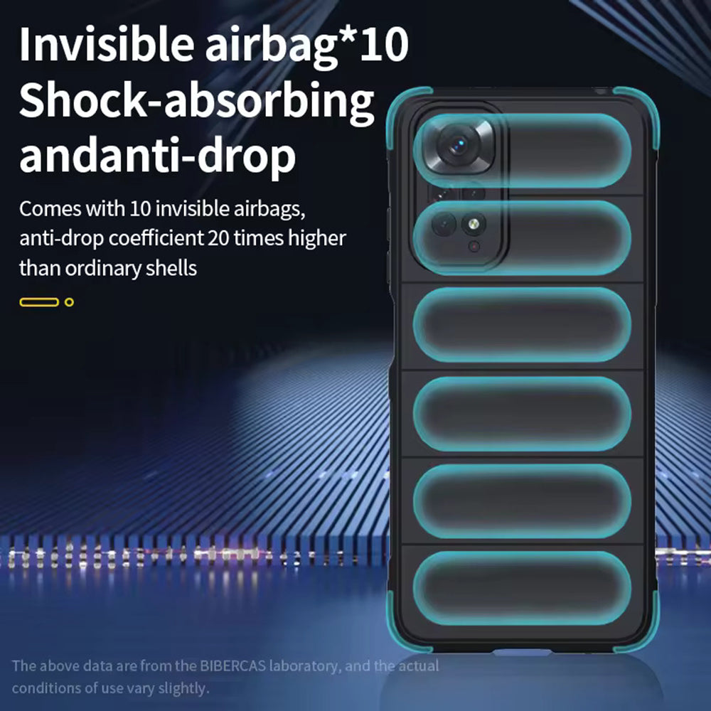 Deksel for Xiaomi Redmi Note 11S / Note 11, Techsuit, Magic Shield, Svart