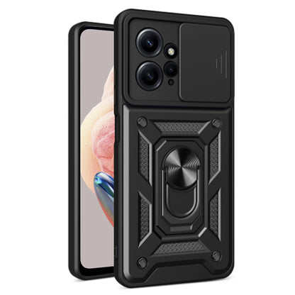 Deksel for Xiaomi Redmi Note 12 4G, Techsuit, CamShield, Svart