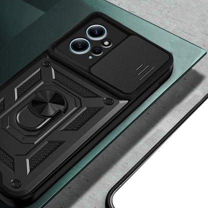 Deksel for Xiaomi Redmi Note 12 4G, Techsuit, CamShield, Svart