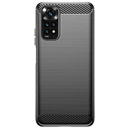 Deksel til Xiaomi Redmi Note 12 Pro 4G / Note 11 Pro 5G / Note 11 Pro, Techsuit, Karbon, Svart