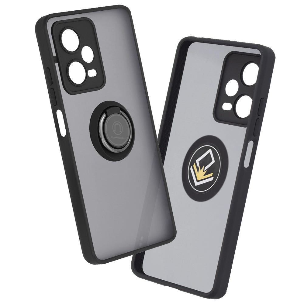 Deksel for Xiaomi Redmi Note 12 Pro 5G, Techsuit, Glinth, Svart