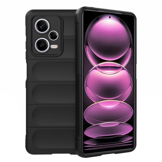 Deksel for Xiaomi Redmi Note 12 Pro 5G, Techsuit, Magic Shield, Svart