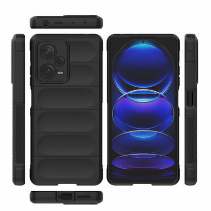 Deksel for Xiaomi Redmi Note 12 Pro 5G, Techsuit, Magic Shield, Svart