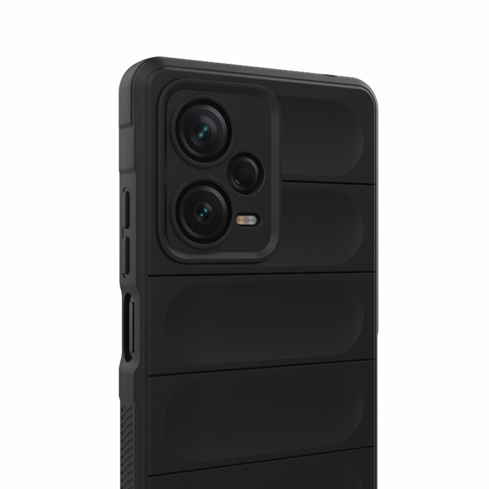 Deksel for Xiaomi Redmi Note 12 Pro 5G, Techsuit, Magic Shield, Svart