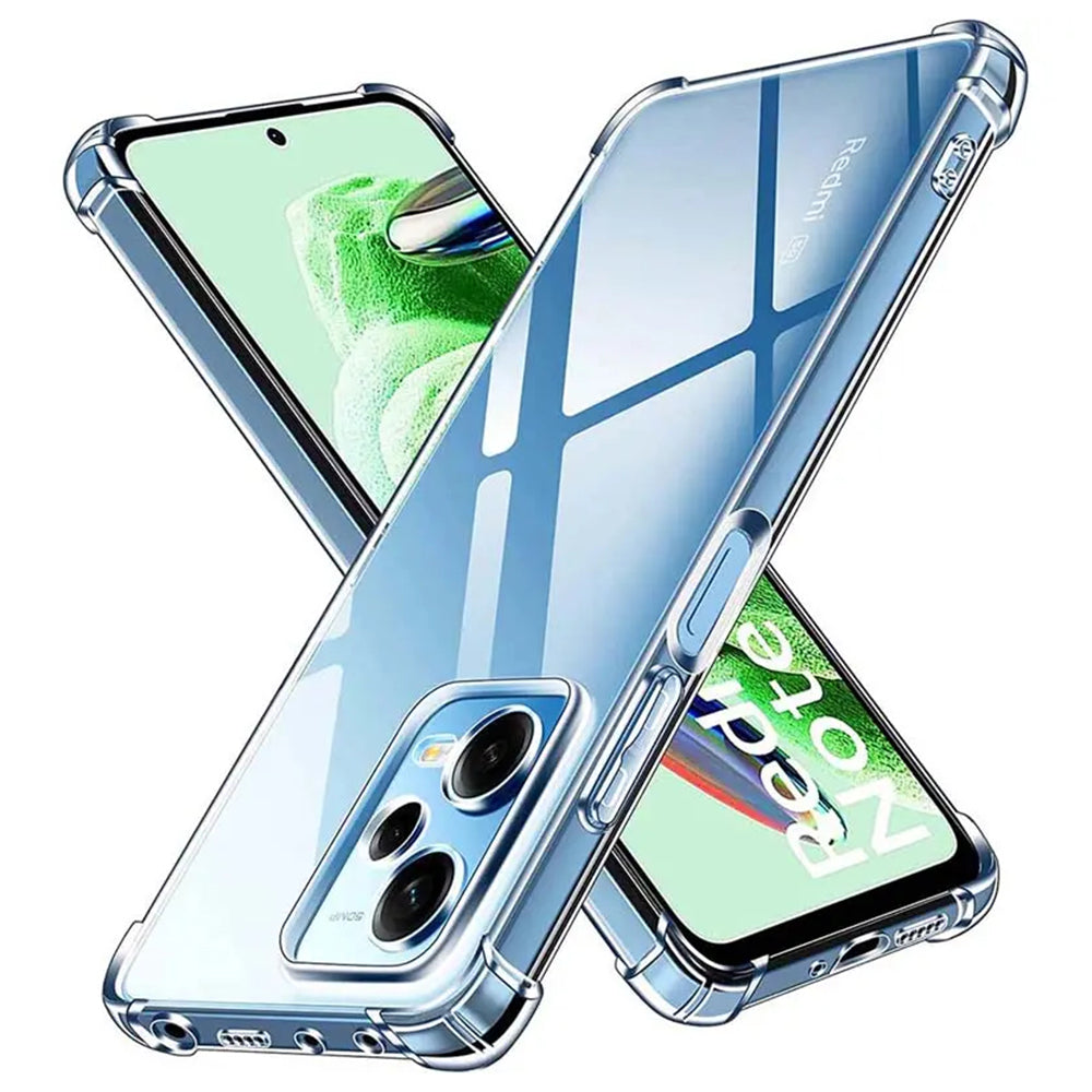 Deksel for Xiaomi Redmi Note 12 Pro 5G, Techsuit, Støtsikker Klar, Transparent