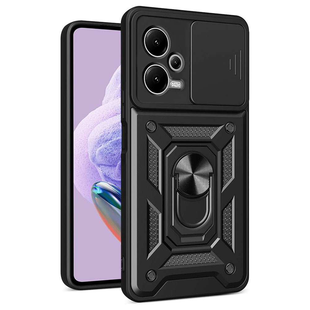 Deksel for Xiaomi Redmi Note 12 Pro+, Techsuit, CamShield, Svart