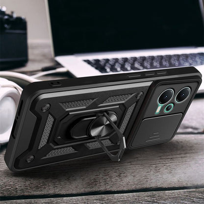 Deksel for Xiaomi Redmi Note 12 Pro+, Techsuit, CamShield, Svart
