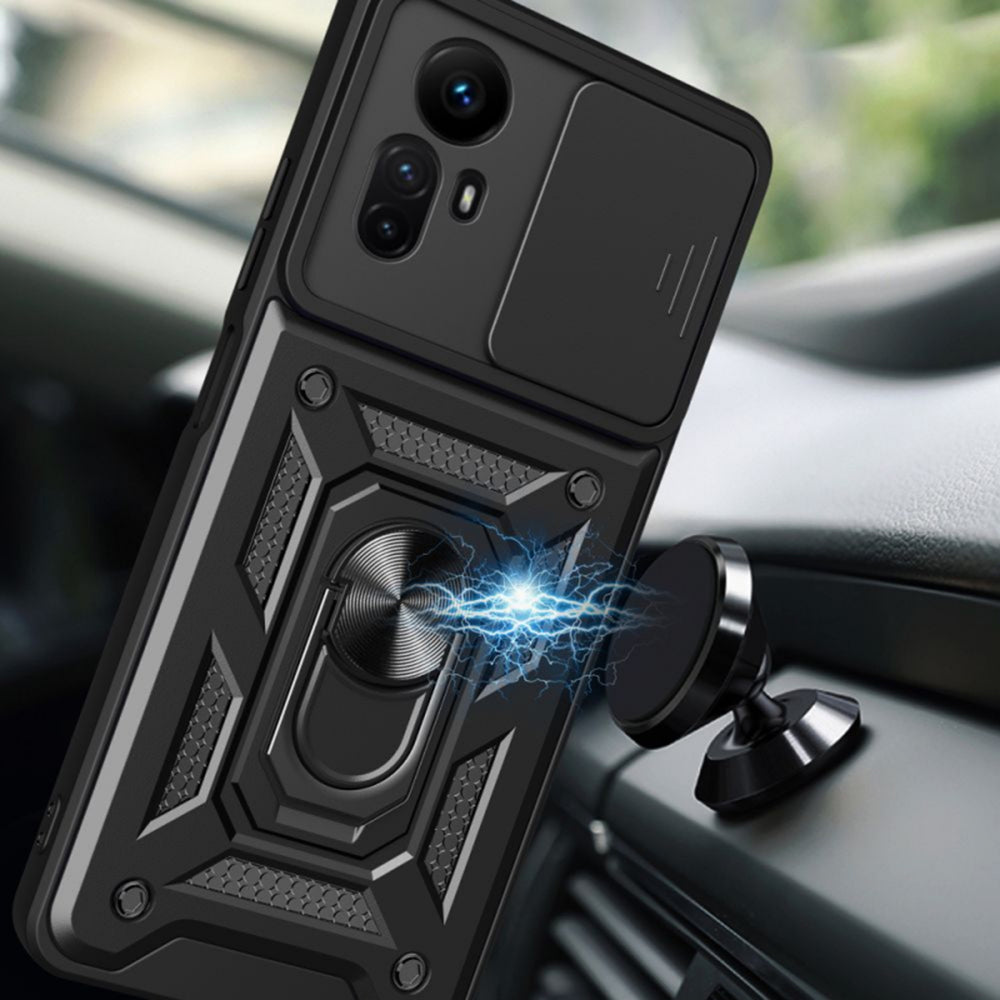 Deksel til Xiaomi Redmi Note 12S, Techsuit, CamShield, Svart