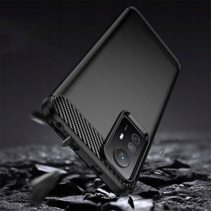 Deksel til Xiaomi Redmi Note 12S, Techsuit, Karbon, Svart