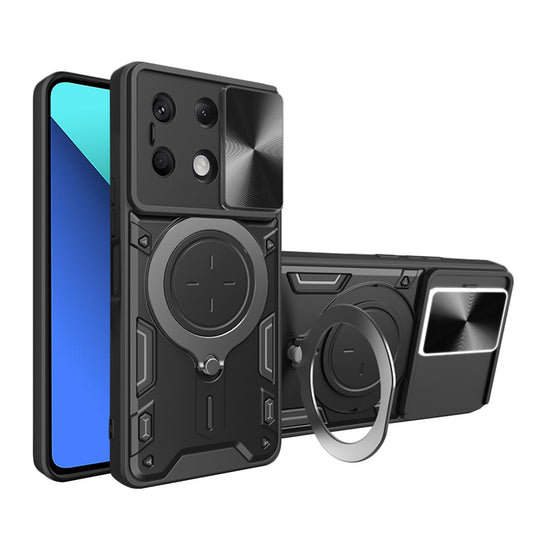 Deksel for Xiaomi Redmi Note 13 4G, Techsuit, CamGuard Pro, Svart