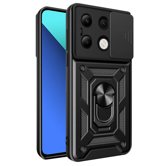Deksel for Xiaomi Redmi Note 13 4G, Techsuit, CamShield, Svart