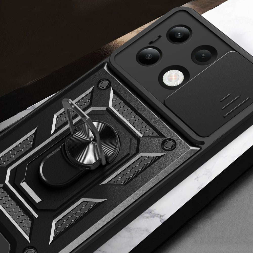 Deksel for Xiaomi Redmi Note 13 4G, Techsuit, CamShield, Svart