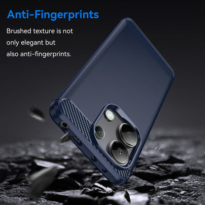 Deksel til Xiaomi Redmi Note 13 4G, Techsuit, Karbon, Blå