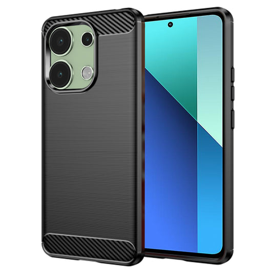 Deksel til Xiaomi Redmi Note 13 4G, Techsuit, Karbon, Svart