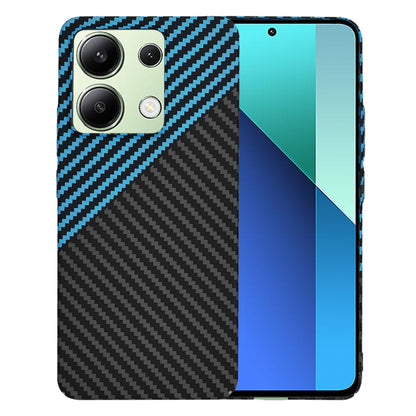 Deksel for Xiaomi Redmi Note 13 4G, Techsuit, Carbonite FiberShell, Svart Bleu