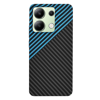 Deksel for Xiaomi Redmi Note 13 4G, Techsuit, Carbonite FiberShell, Svart Bleu