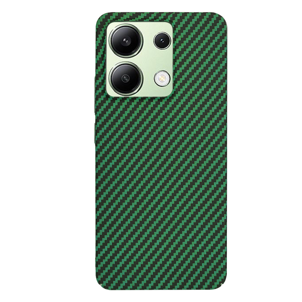Deksel for Xiaomi Redmi Note 13 4G, Techsuit, Carbonite FiberShell, Grønn