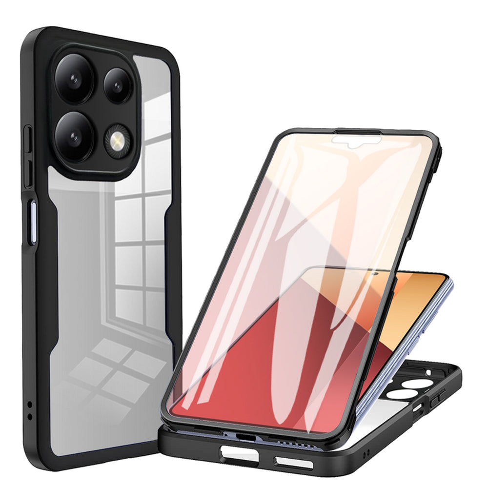 Deksel for Xiaomi Redmi Note 13 4G, Techsuit, ColorVerse 360, Svart