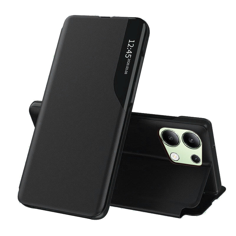 Deksel for Xiaomi Redmi Note 13 4G, Techsuit, eFold, Svart