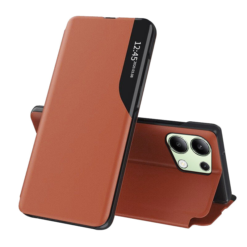 Deksel for Xiaomi Redmi Note 13 4G, Techsuit, eFold, Oransje