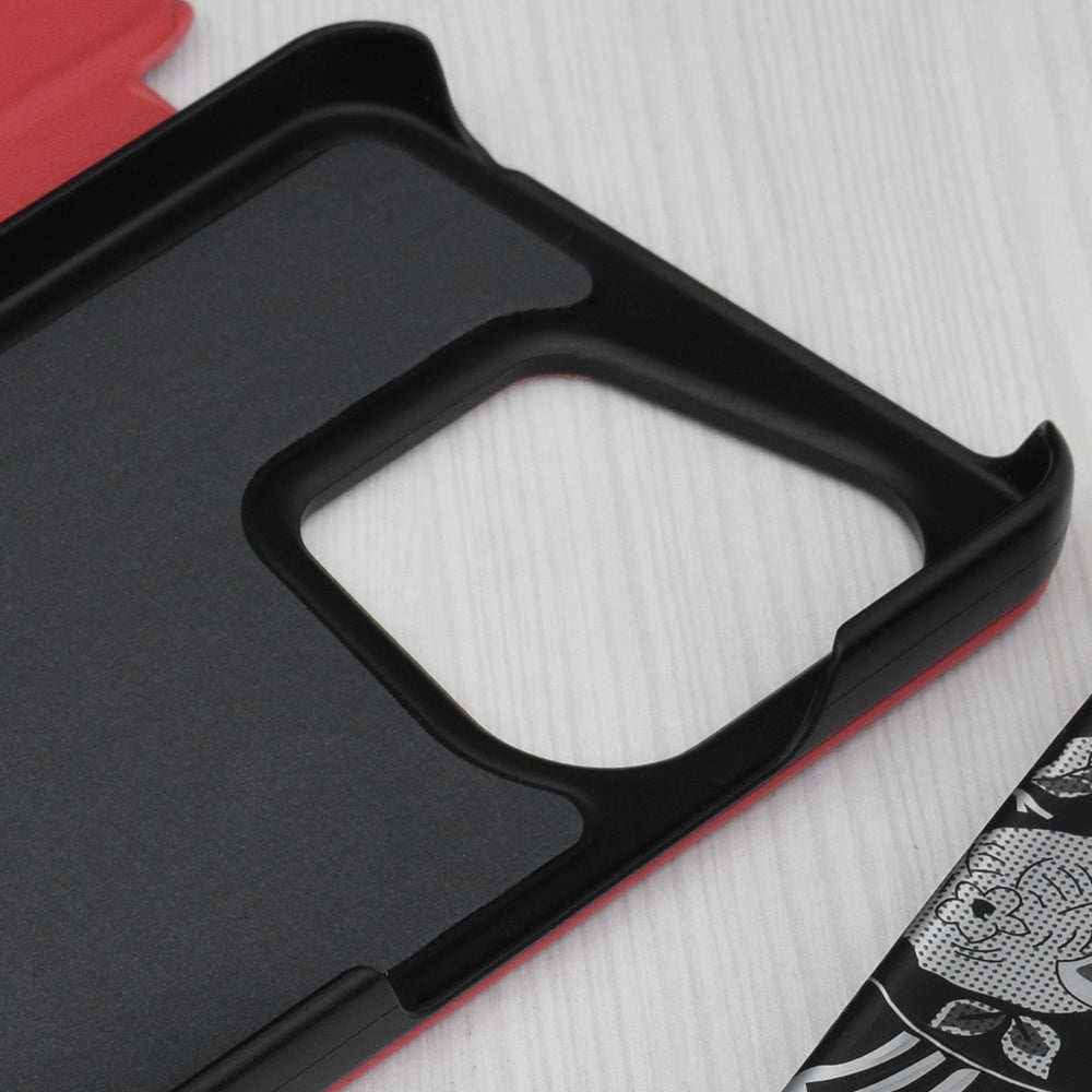 Deksel for Xiaomi Redmi Note 13 4G, Techsuit, eFold, Rød
