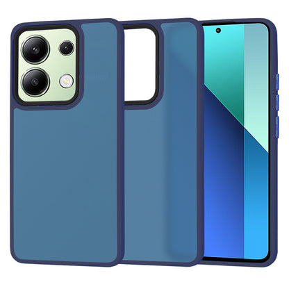 Deksel for Xiaomi Redmi Note 13 4G, Techsuit, HaloFrost, Marineblå
