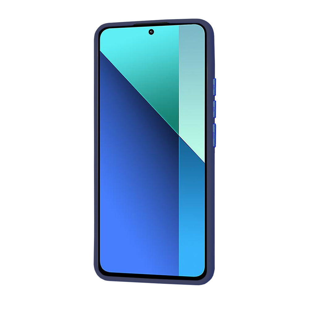 Deksel for Xiaomi Redmi Note 13 4G, Techsuit, HaloFrost, Marineblå
