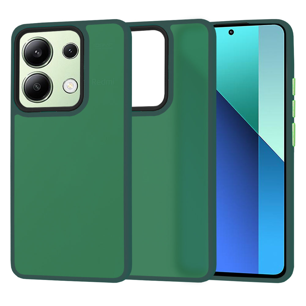 Deksel for Xiaomi Redmi Note 13 4G, Techsuit, HaloFrost, Grønn
