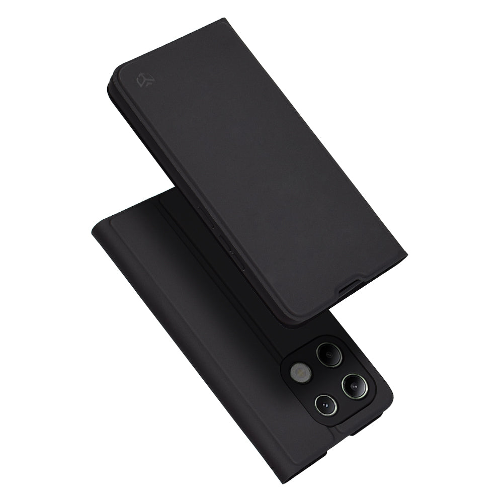 Deksel til Xiaomi Redmi Note 13 4G, Techsuit, Magskin Book, Svart