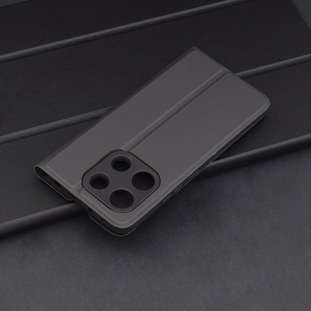 Deksel til Xiaomi Redmi Note 13 4G, Techsuit, Magskin Book, Svart