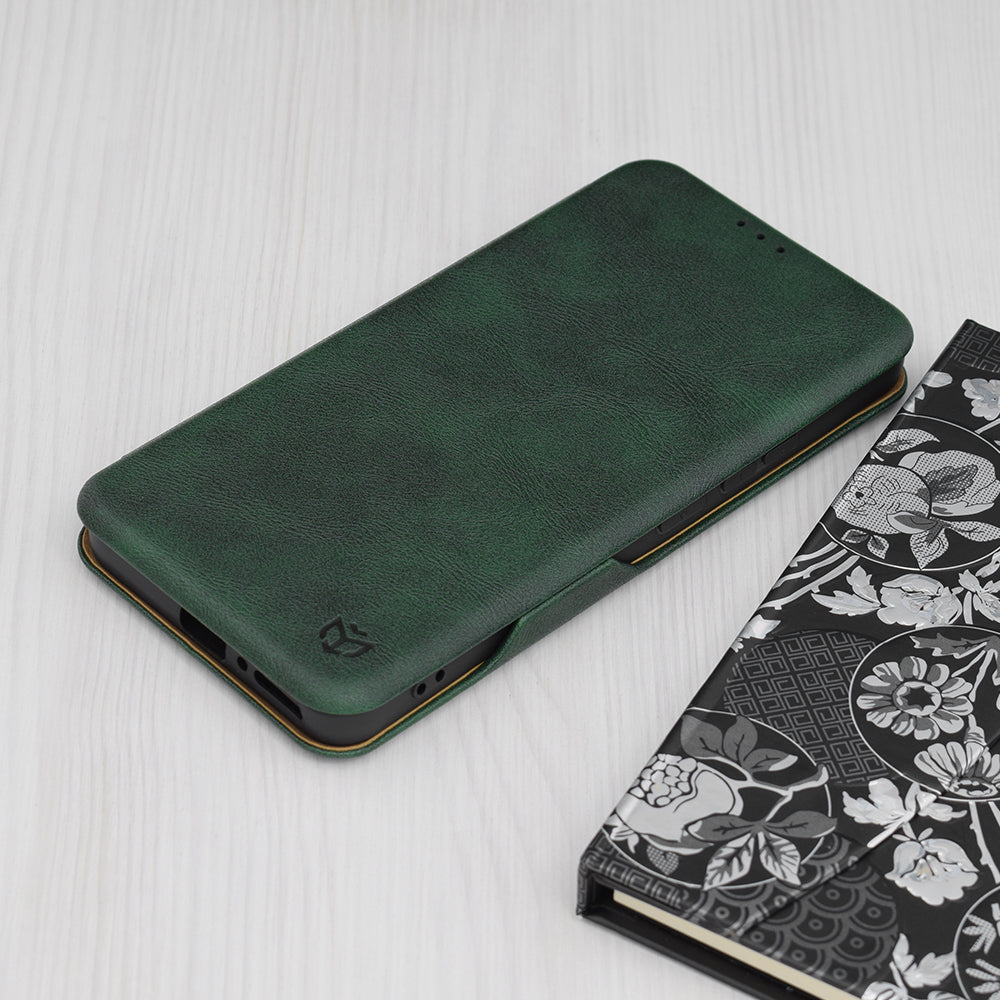 Deksel til Xiaomi Redmi Note 13 4G, Techsuit, Safe Wallet Plus, Grønn