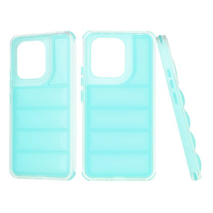 Deksel til Xiaomi Redmi Note 13 4G, Techsuit, Wave Shield, Turkis