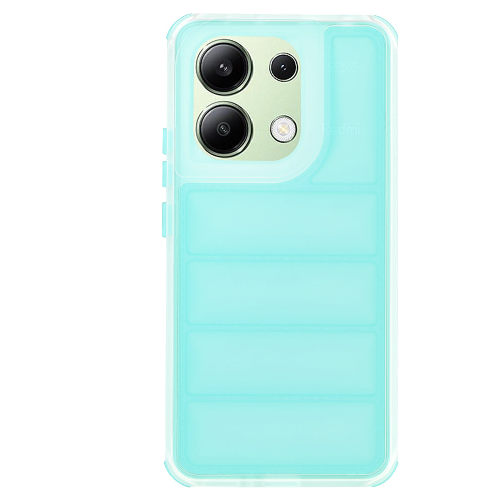 Deksel til Xiaomi Redmi Note 13 4G, Techsuit, Wave Shield, Turkis