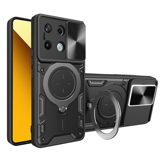 Deksel til Xiaomi Redmi Note 13 5G, Techsuit, CamGuard Pro, Svart