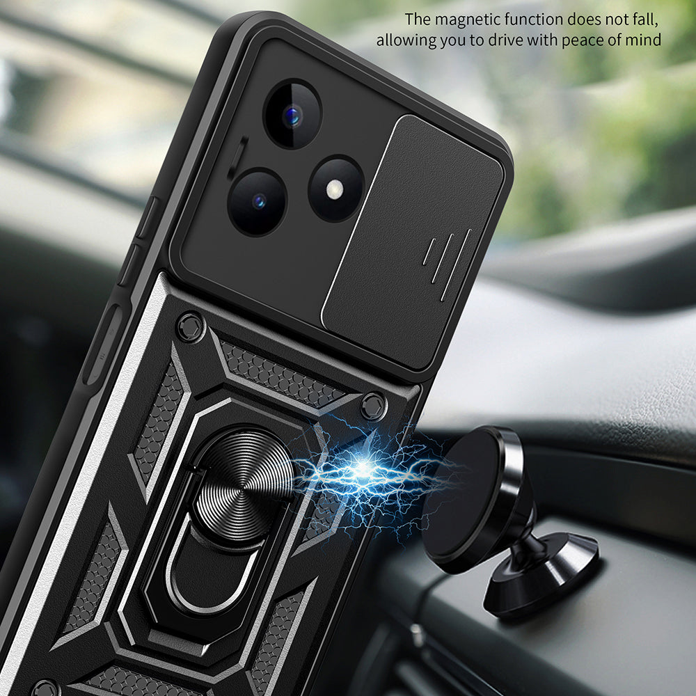 Deksel for Xiaomi Redmi Note 13 5G, Techsuit, CamShield, Svart