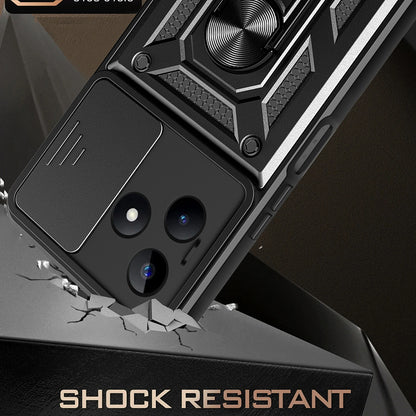 Deksel for Xiaomi Redmi Note 13 5G, Techsuit, CamShield, Svart