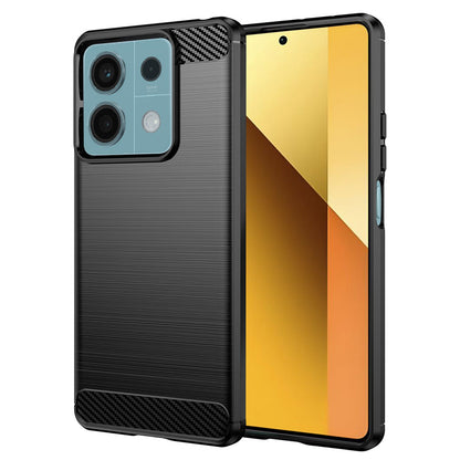 Deksel til Xiaomi Redmi Note 13 5G, Techsuit, Karbon, Svart
