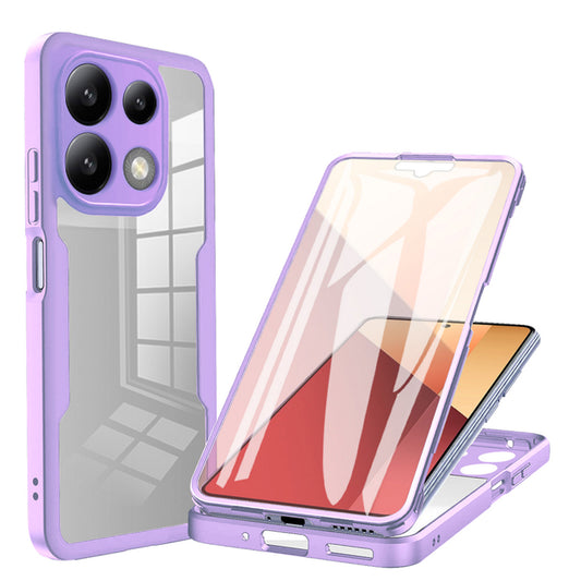 Deksel for Xiaomi Redmi Note 13 5G, Techsuit, ColorVerse 360, Lilla