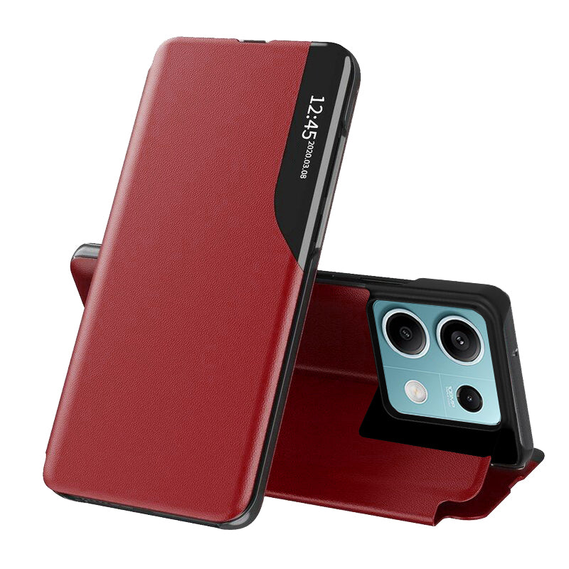 Deksel for Xiaomi Redmi Note 13 5G, Techsuit, eFold, Rød