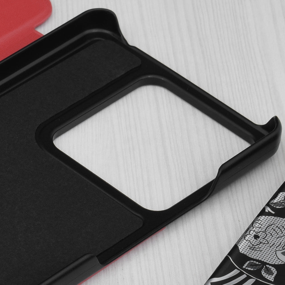 Deksel for Xiaomi Redmi Note 13 5G, Techsuit, eFold, Rød