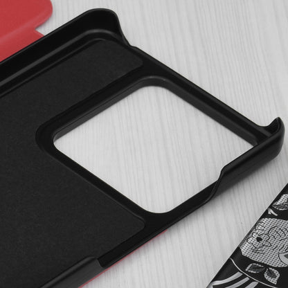 Deksel for Xiaomi Redmi Note 13 5G, Techsuit, eFold, Rød
