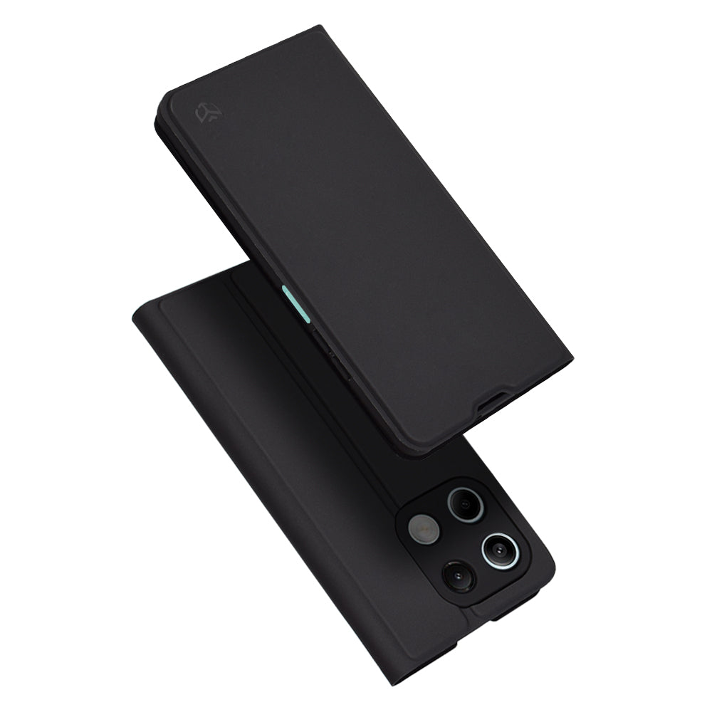 Deksel til Xiaomi Redmi Note 13 5G, Techsuit, Magskin Book, Svart