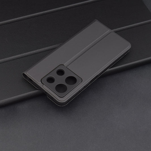 Deksel til Xiaomi Redmi Note 13 5G, Techsuit, Magskin Book, Svart