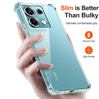 Deksel for Xiaomi Redmi Note 13 5G, Techsuit, Støtsikker Klar, Transparent