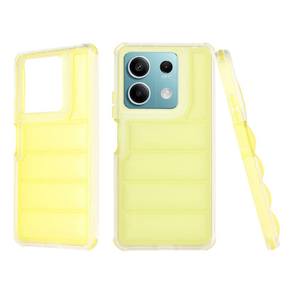 Deksel til Xiaomi Redmi Note 13 5G, Techsuit, Wave Shield, Gul